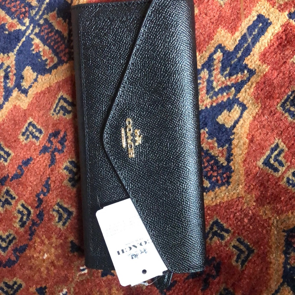 Coach black wallet